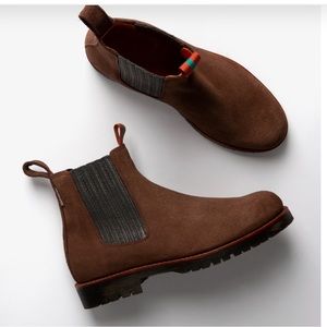 New In Box brown suede boots from Penelope Chilvers. Discontinued color 41/10